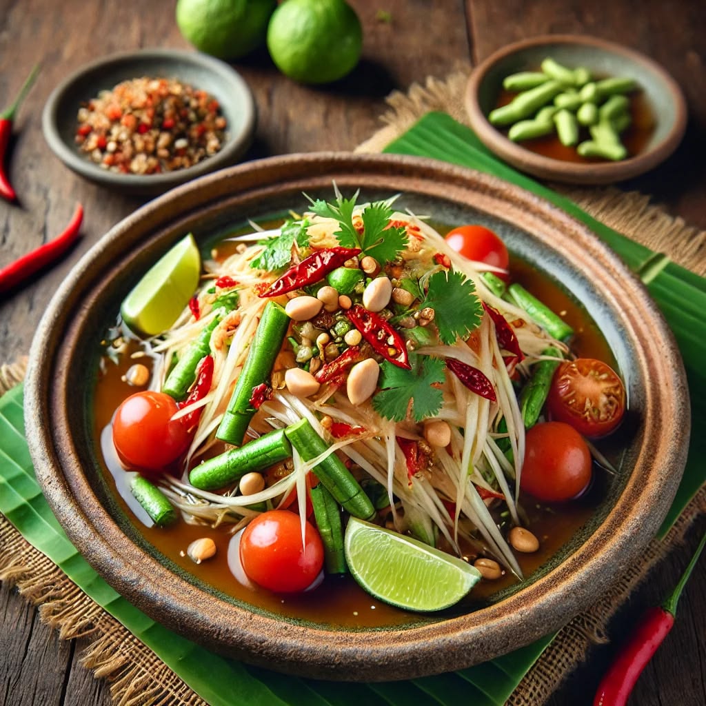 Som Tam – Hidangan Thailand dengan Rasa Luar Biasa