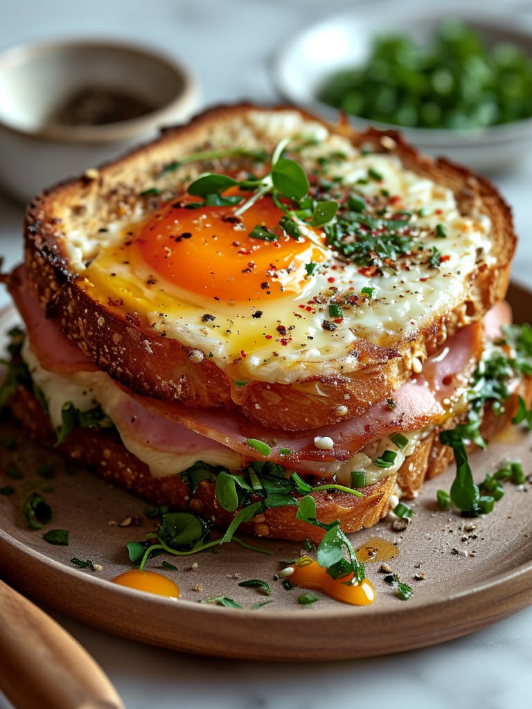 Croque Madame: Resep Roti Keju Telur Bistro
